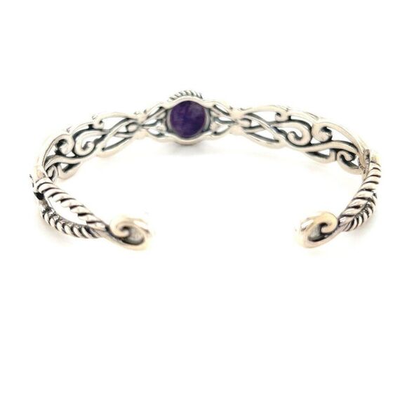 Carolyn Pollack Purple Stone Cuff - Picture 4 of 9